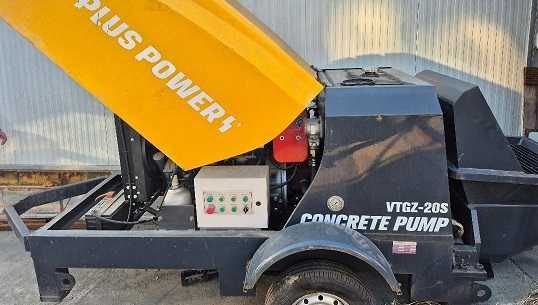 Pompa Stationara pentru turnat beton Plus Power VTGZ-20S- NOUA