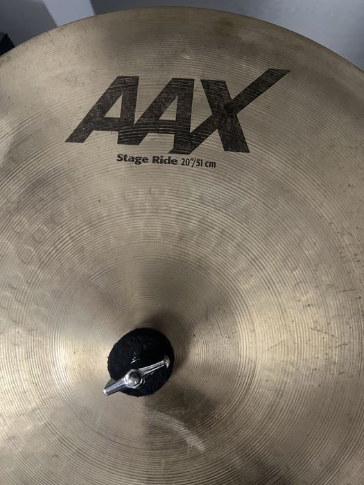 Cinel Sabian AAX stage Ride 20” 51 cm cymbal cowbell Dixon