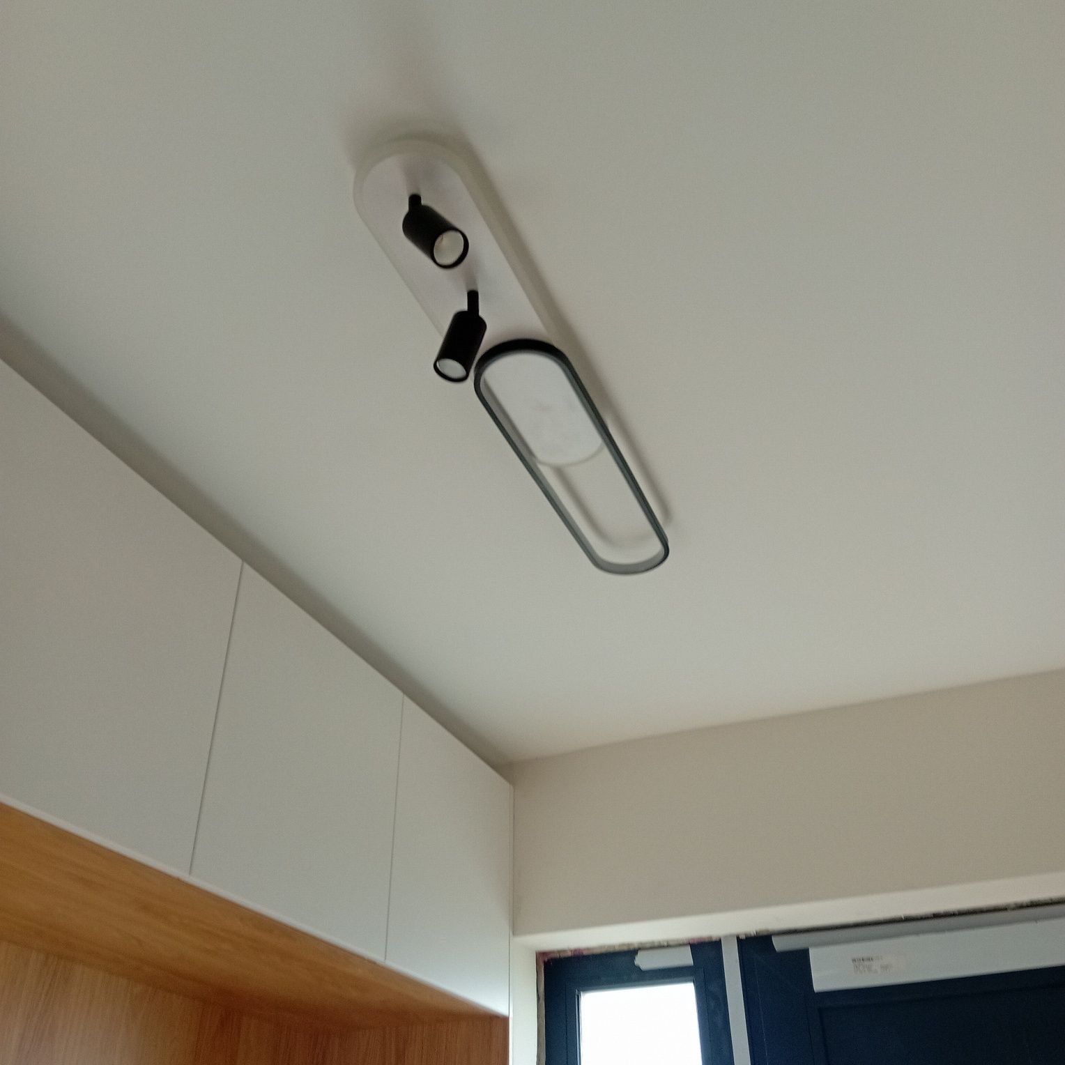 Lustra LED 49W Lumina Rece Calda Neutra 2 Proiectoare Reglabil Acril