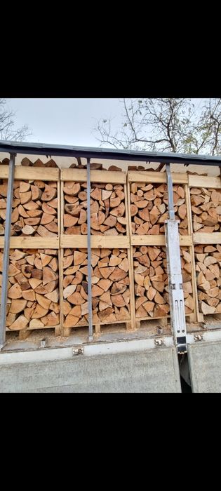 Lemne de foc taiate sparte paletizate