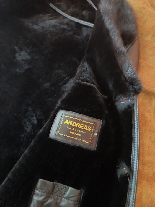 Дубленка кожаная 50р