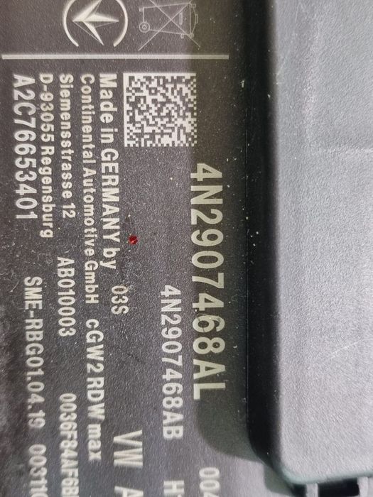 Calculator modul gateaway 4N2907468 Audi A6 C8 [2018 - 2020] 2.0 DKNA