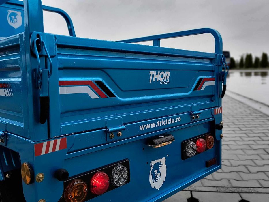 Triciclu electric nou Thor Star CIV inclus 1200 W Agramix