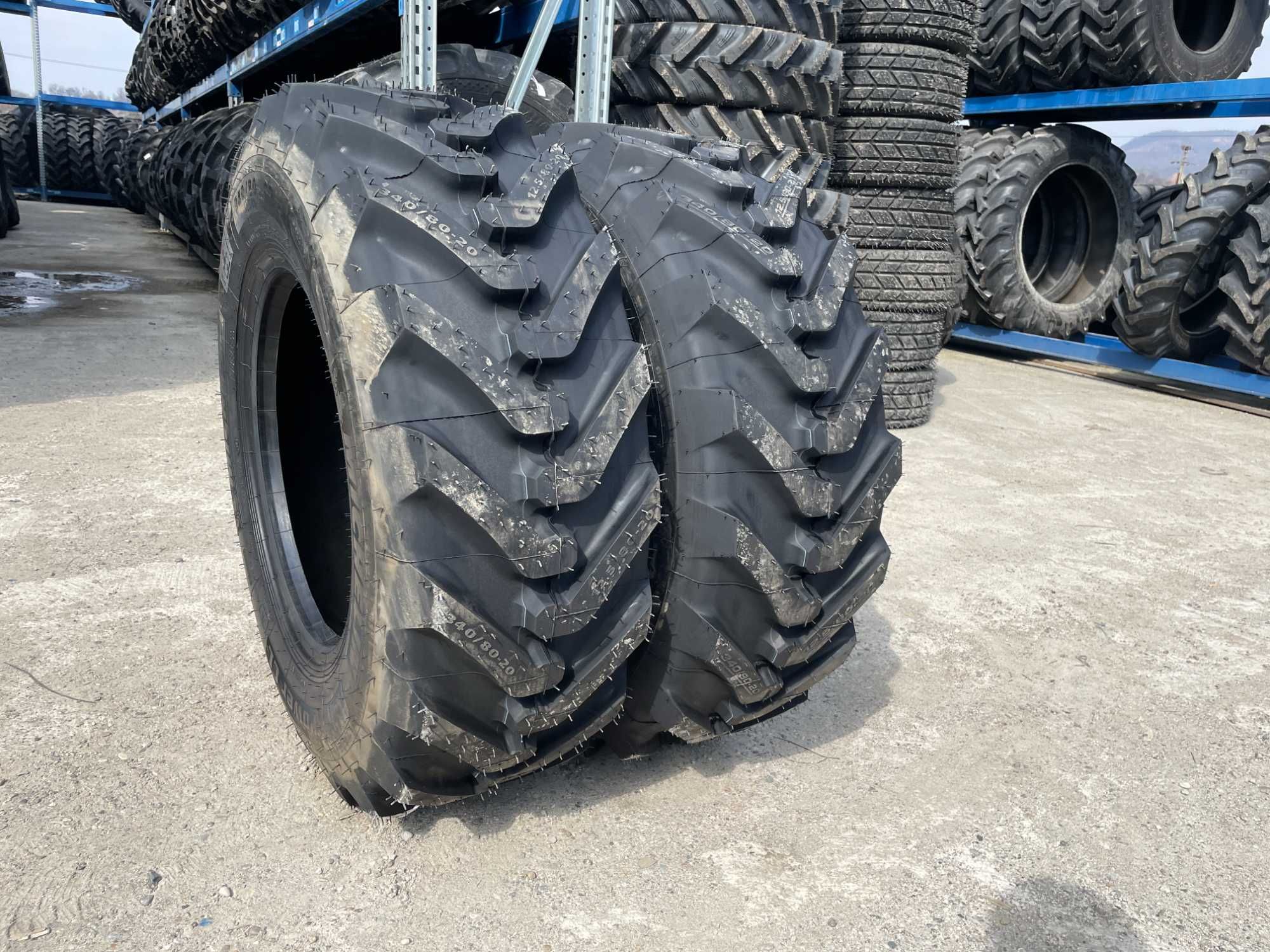 340/80-20 anvelope noi marca MICHELIN pentru buldo