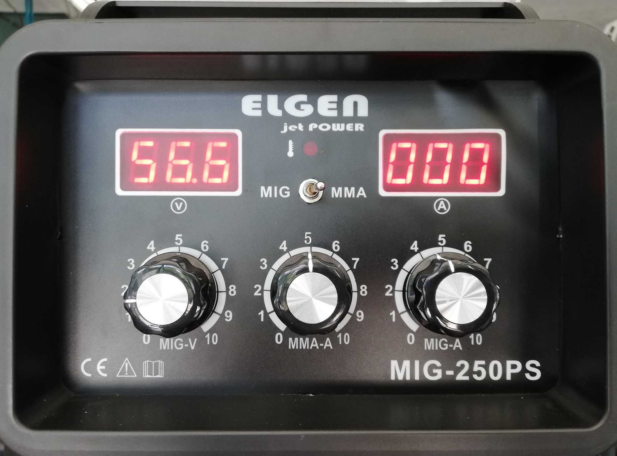 250А Комбиниран телоподаващ СО2+Електрожен инвертор – MIG-250PS