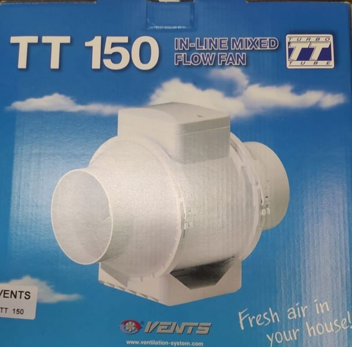 Приточно вытяжной канальный вентилятор D 150 mm