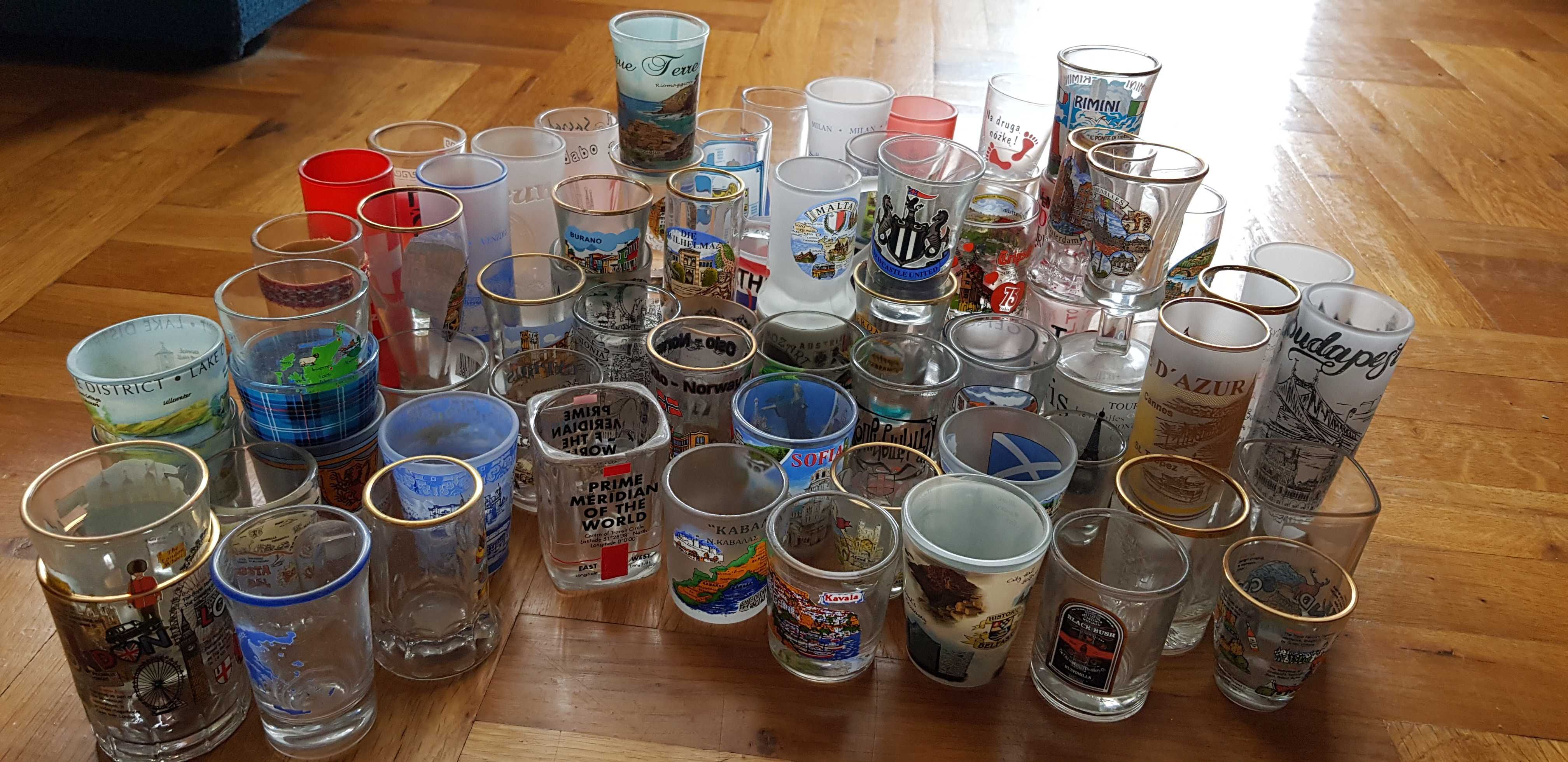Колекция шот чаши от различни държави 70 броя