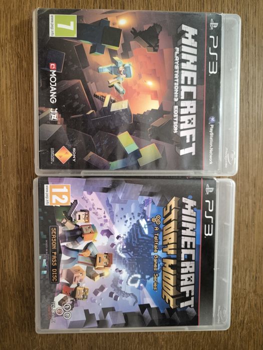 Minecraft и Minecraft Story Mode Telltale games PS3 Playstation 3 ПС3
