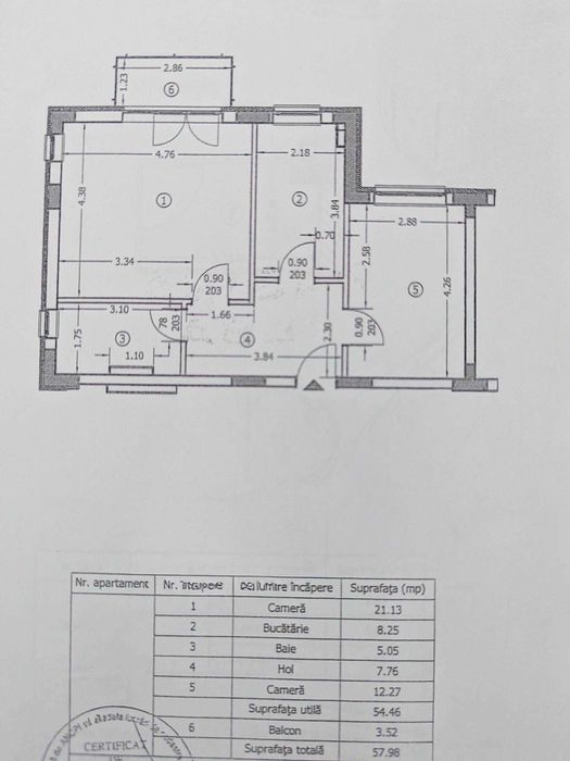 Vanzare apartament 2 camere, parcare, boxa, Avantgarden 3, etaj 1