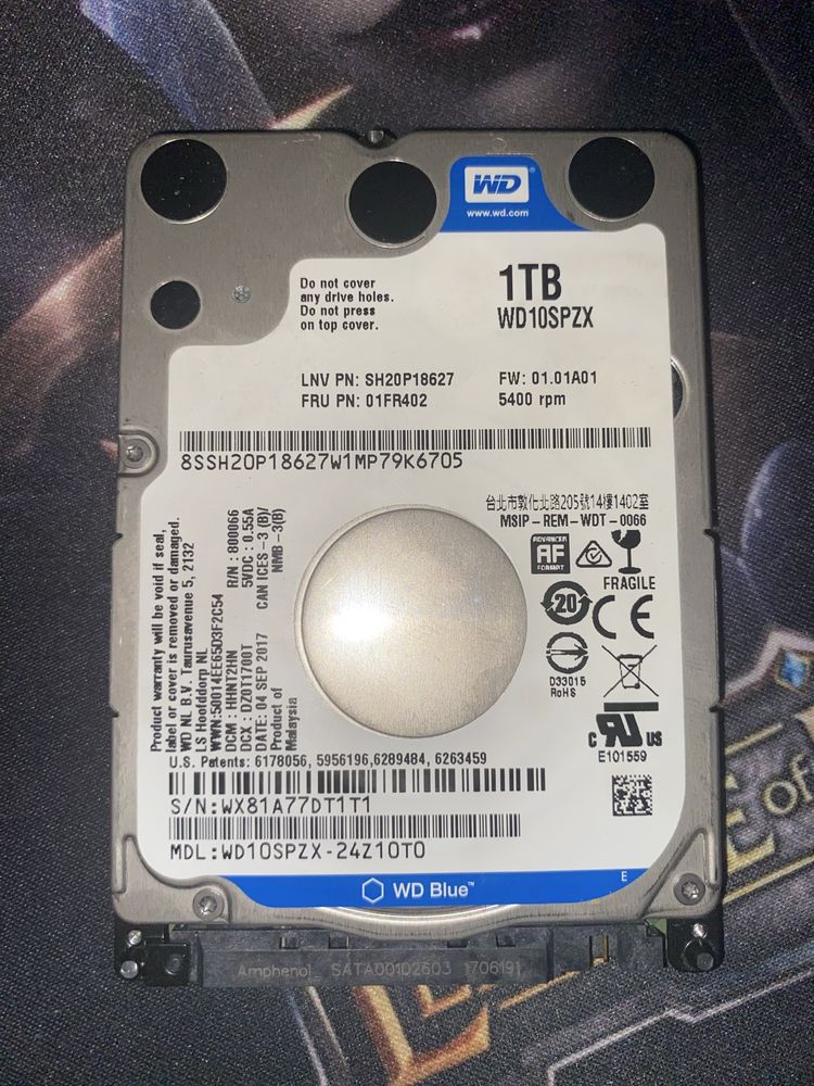 Продам HDD на 1тб