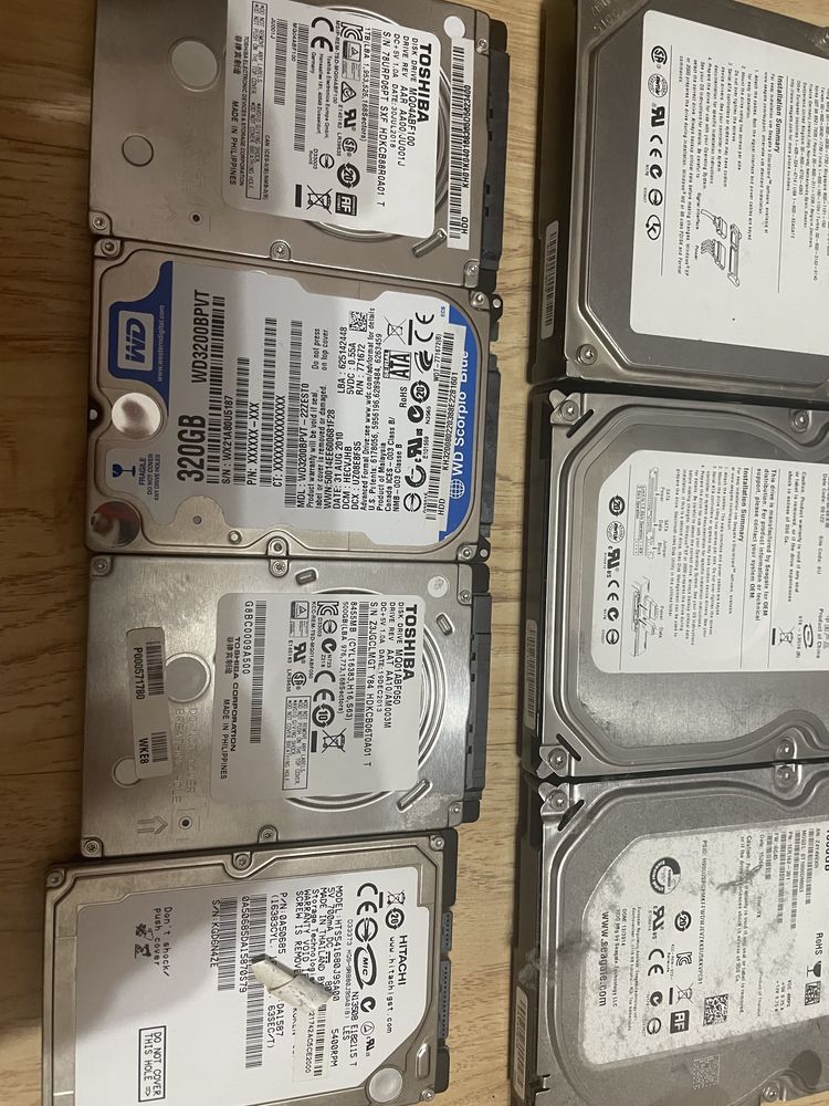 Lot harduri 1tb/500gb