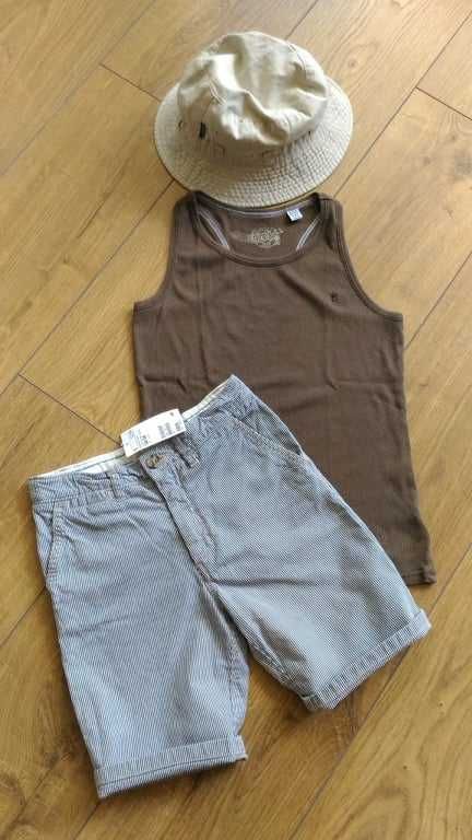 Детски къси панталонки и ризка H&M, BENETTON, Okaidi