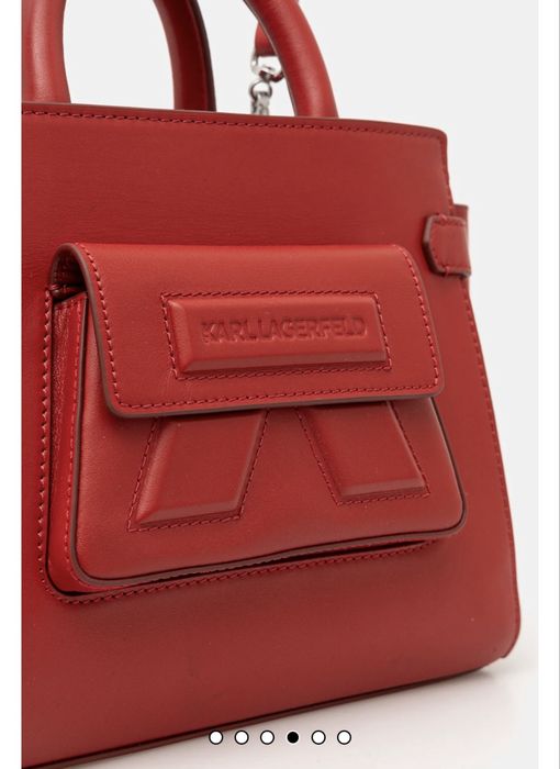 Karl Lagerfeld чанта естествена кожа нова премиум