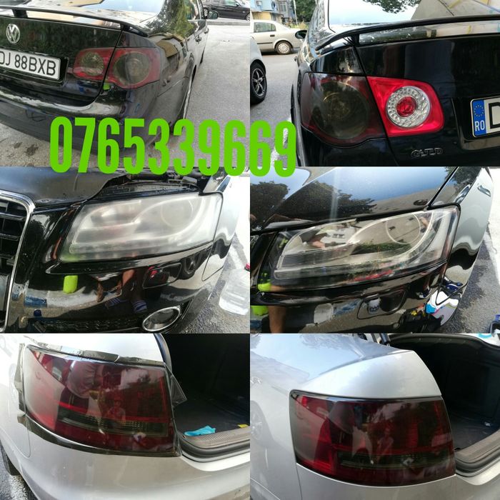 polish faruri auto și Aplicare Folie Protecție