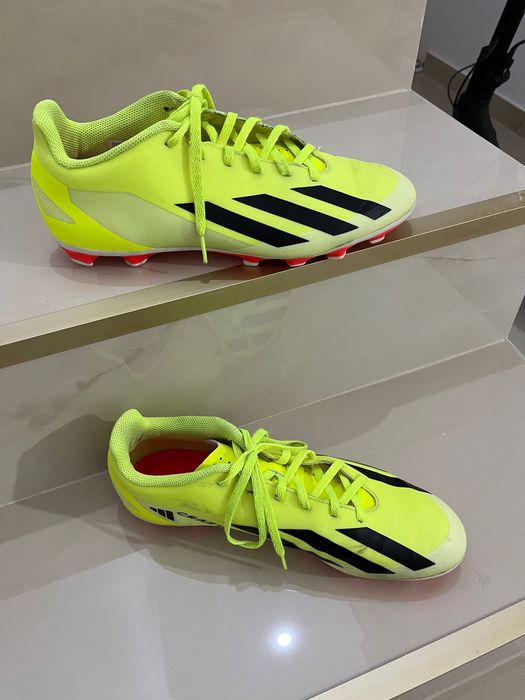 adidas Performance - Pantofi de forbal Crazy Club, Negru, Galben