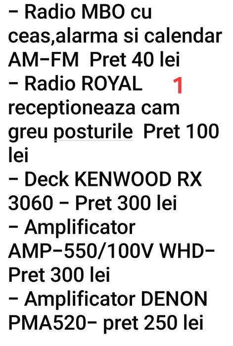 Vand diverse electronice