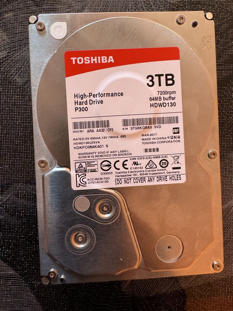 HDD 3tb Toshiba
