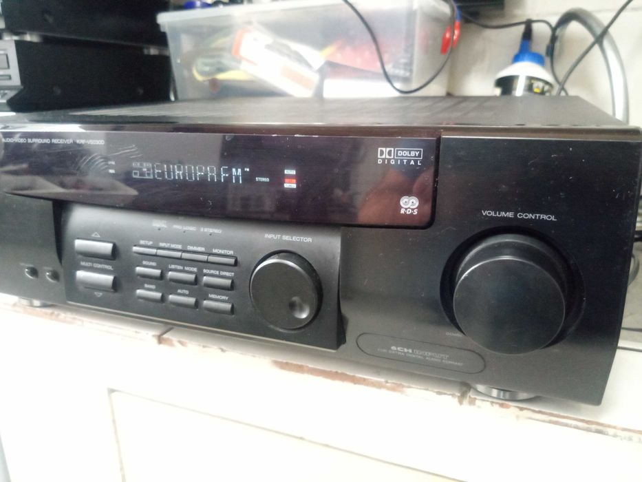 kenwood krf-v5030d(amplificator,radio,amplituner,preamplificator)2*80w