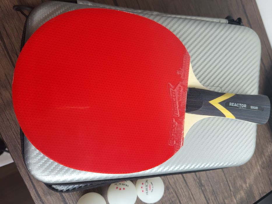 Set profi ping pong Reactor PRO husa mingi tenis de masa