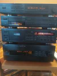Yamaha amplifier/усилвател, cassette deck, cd player и тунер