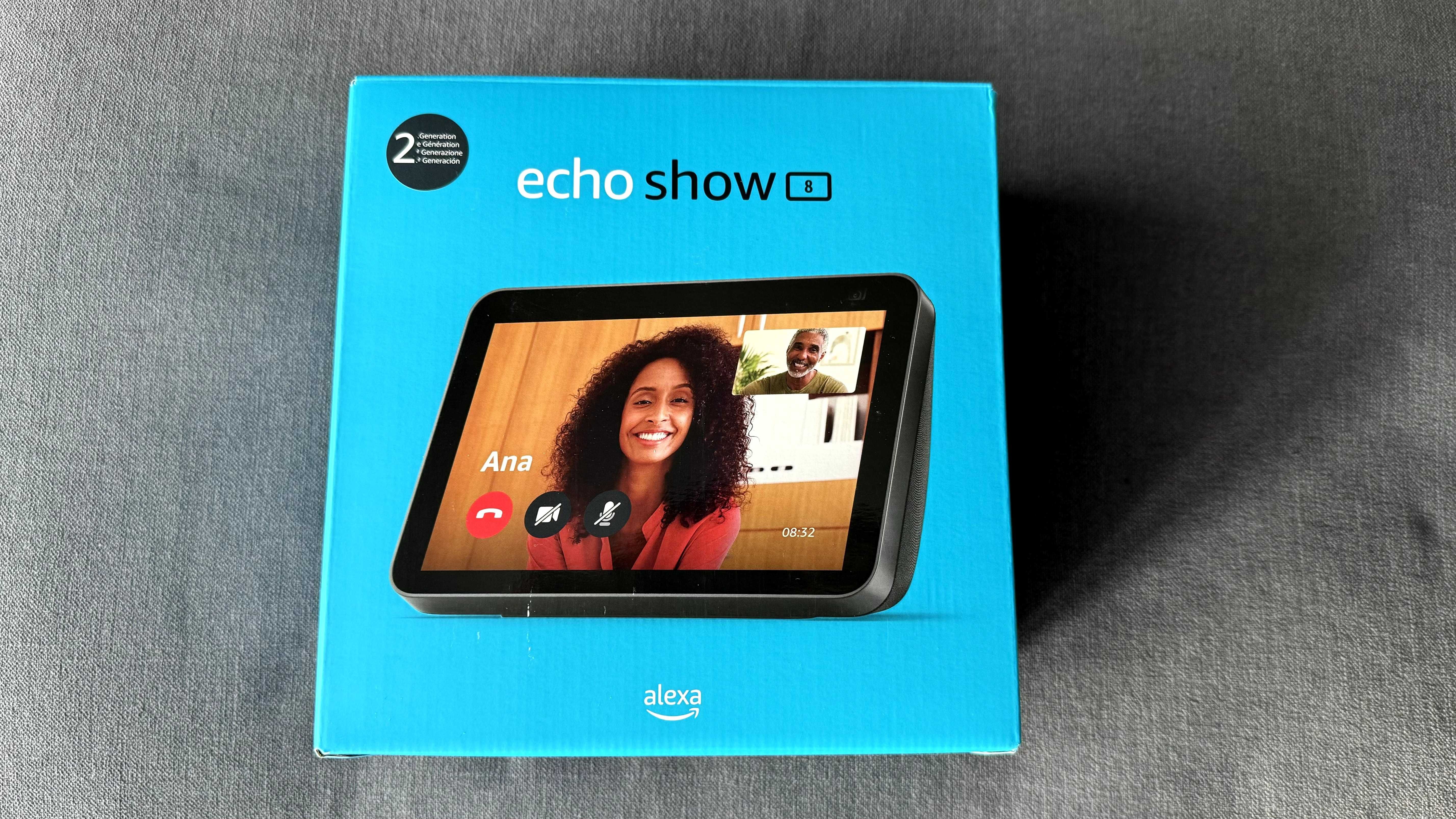 Amazon Echo Show 8 2nd Gen 2021, HD, 8", Negru - resigilat