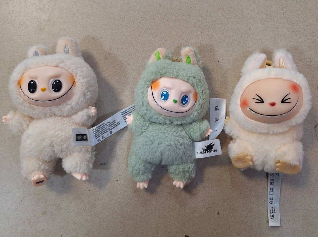 Плюшена играчка Labubu 18см Лабубу плюшен Ключодържател