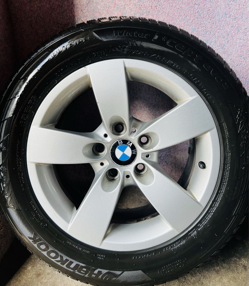 Jante originale bmw e60 e61 style 242 - anvelope iarna 225/55/R16