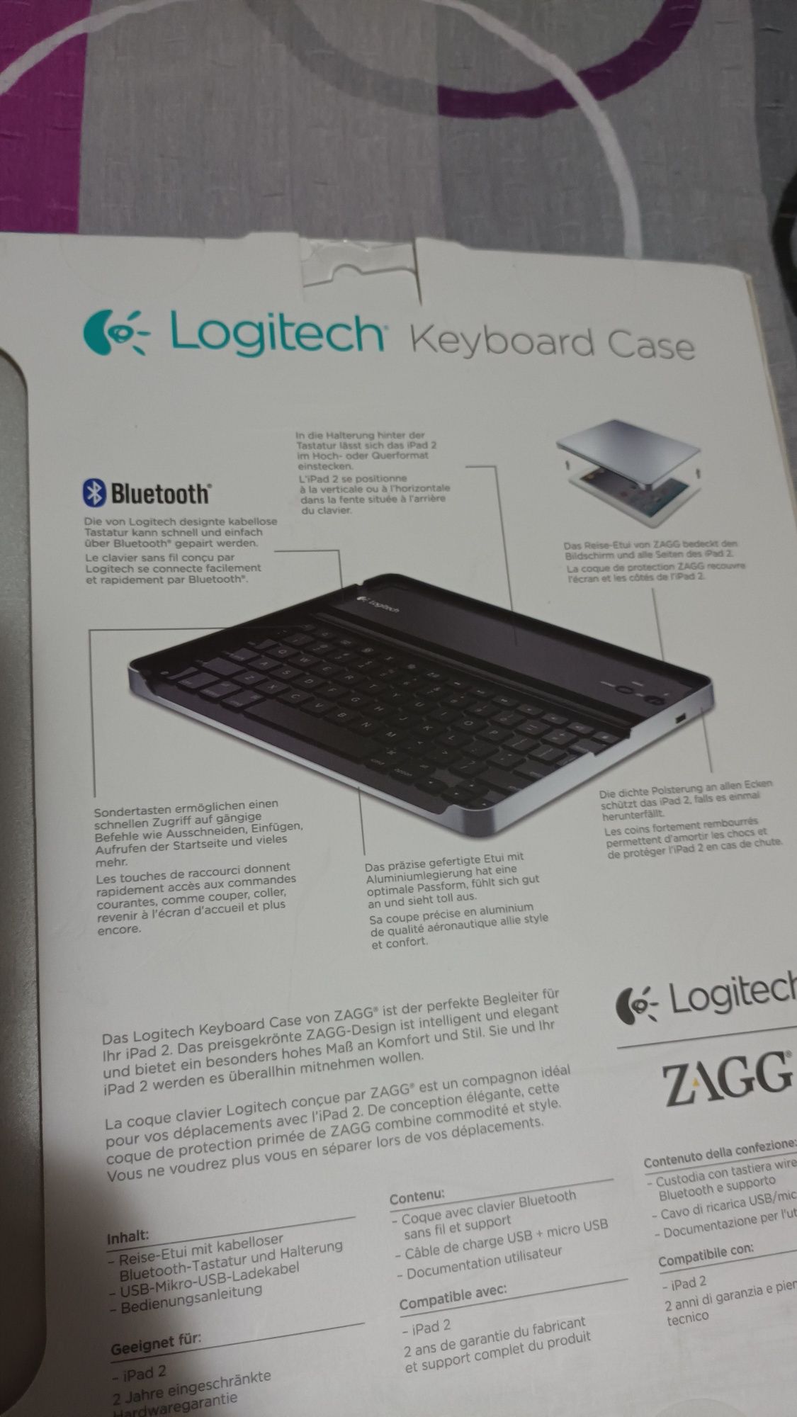 Husa și tastatura tableta Bluetooth ipad 2 ipad 3