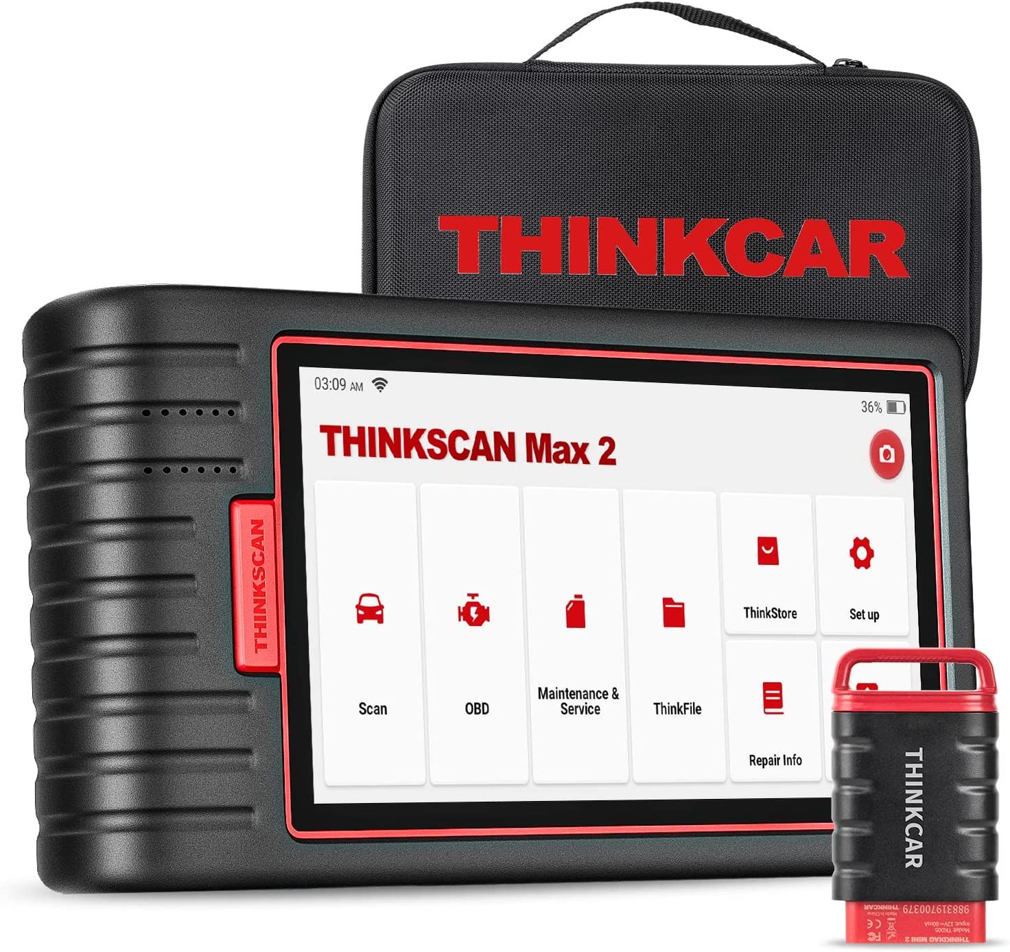 Tester auto THINKSCAN MAX 2: Codare ECU, diagnoza, 28+ functii, BT