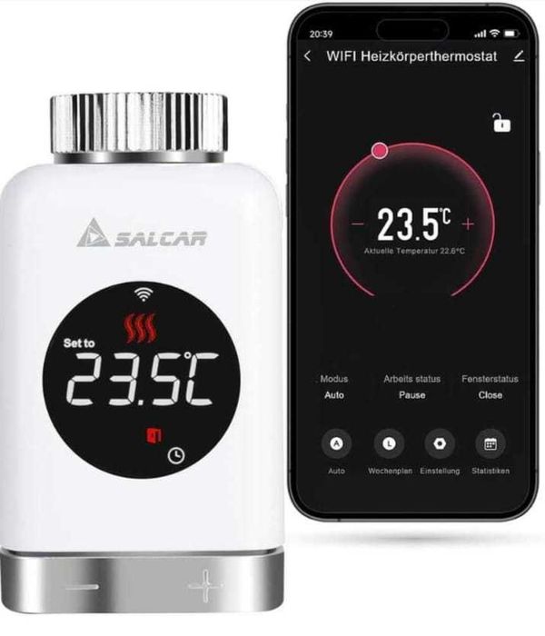 Termostat de radiator SALCAR TRV801W termostat inteligent de încălzire