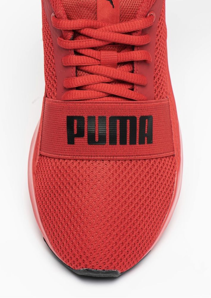Puma -Adidasi  sport din material textil Wired Jr, Rosu, 38,5  EU