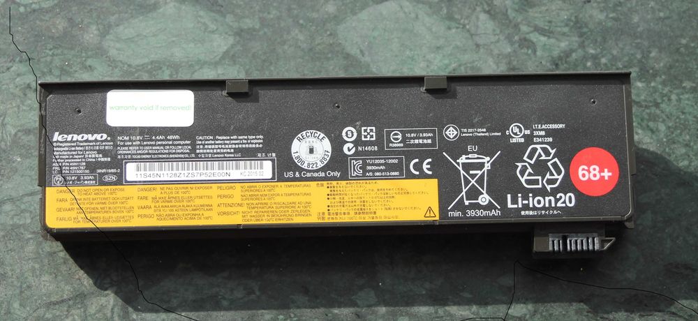 Ориг. батерия Lenovo ThinkPad T440 T450 T460 T550 X240 X250 X260 X270