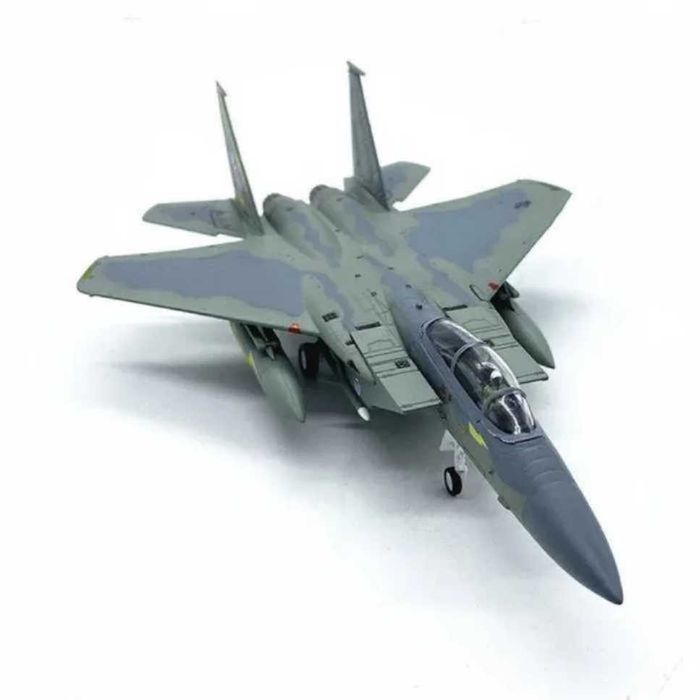 Macheta avion metalica F-15C Super Eagle USA 1:100 19cm