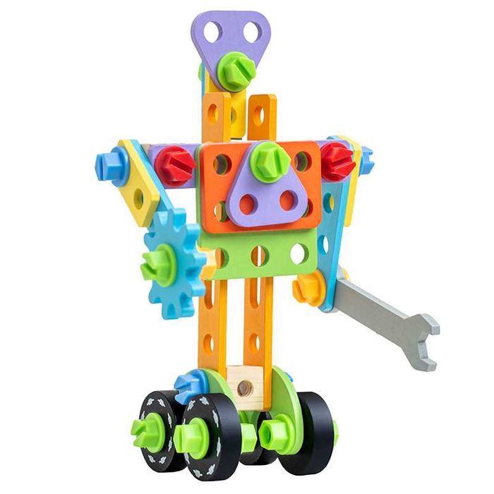 Дървен образователен комплект с инструменти