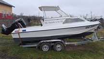Se vinde barca  Shetland 535 cu motor Mercury 75 cp si peridoc