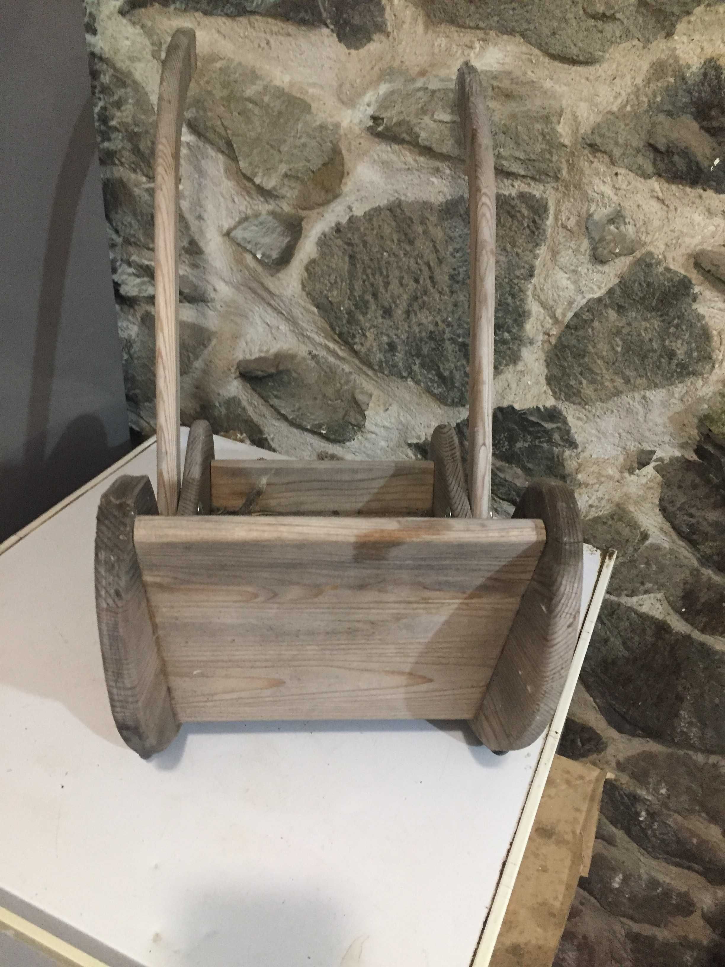 детска дървена количка
