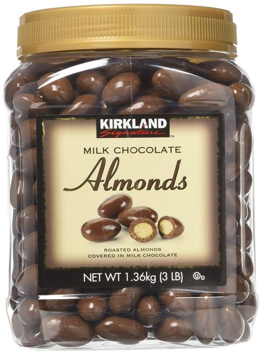 KIRKLAND ALMONDS milk chocolate (Миндалное Шоколад )