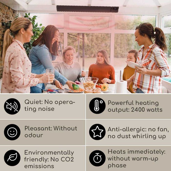 Стенен инфрачервен нагревател Klarstein