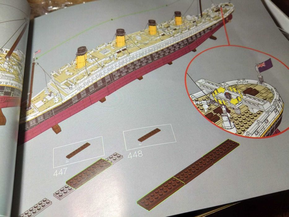 NOU REPLICA Titanic lego 10294 9090 piese