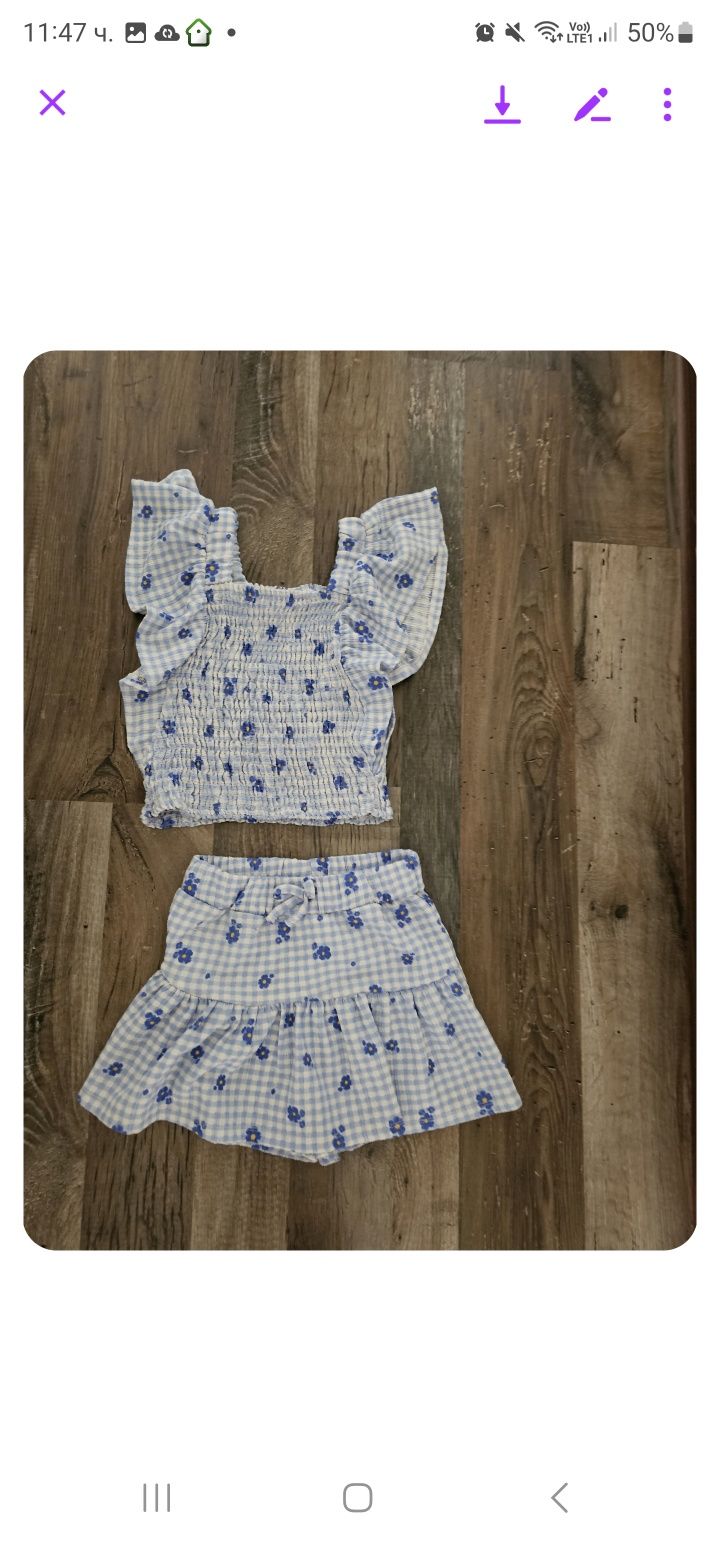 Детски дрехи за момиче 122/128 см mayoral, zara,lagerfeld