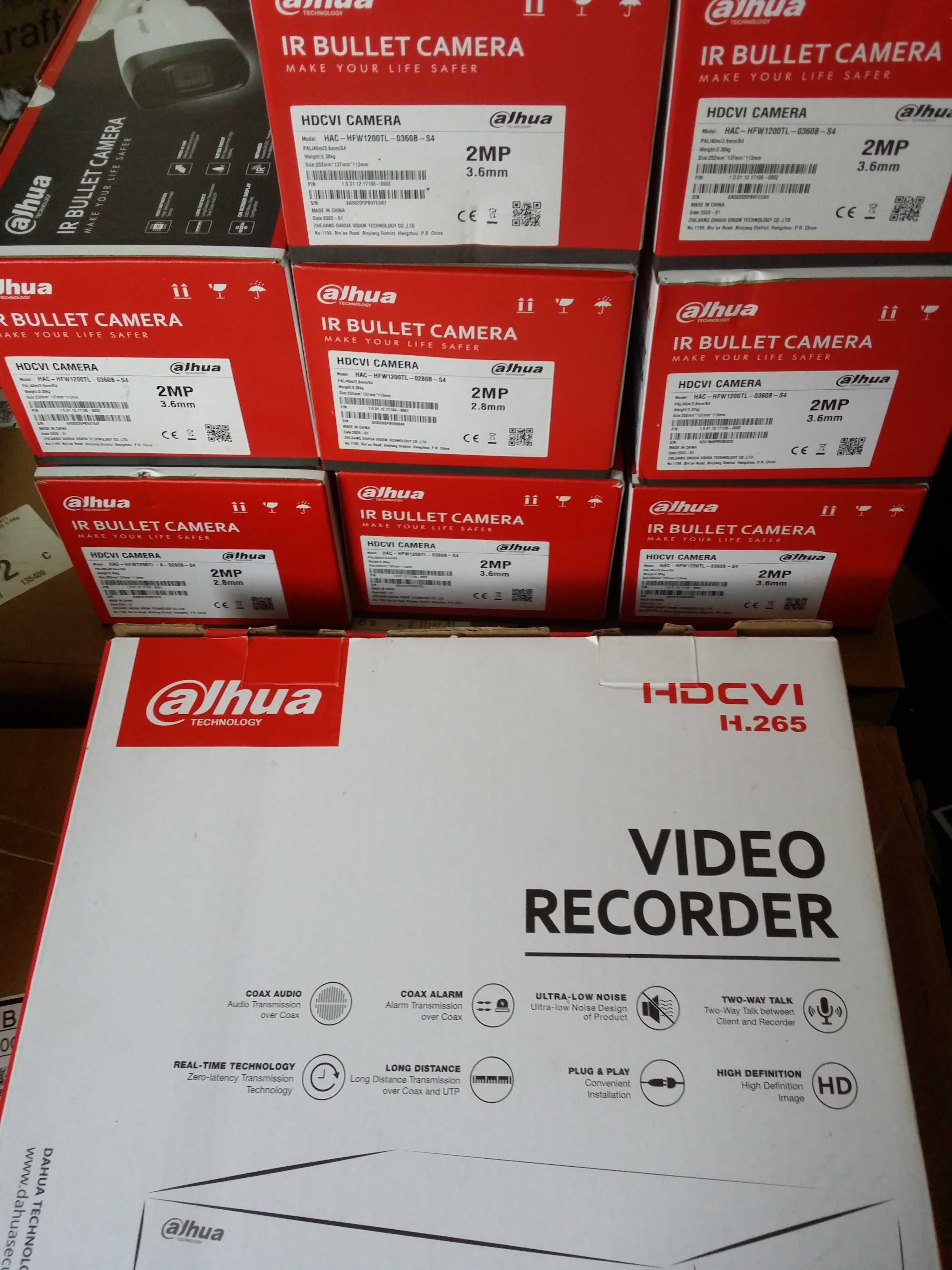 Supraveghere Video Kit 8 camere si DVR Dahua