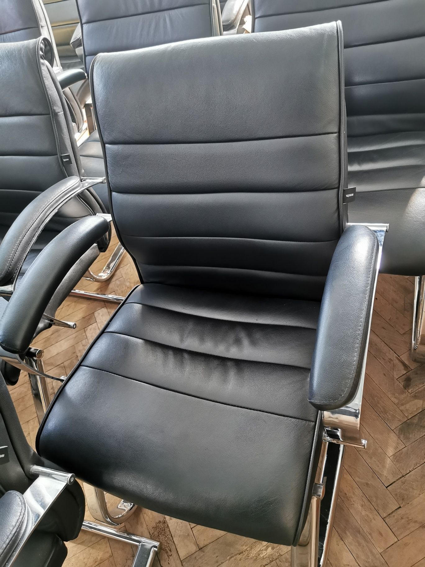 Scaune conferință piele TOPSTAR 10 buc