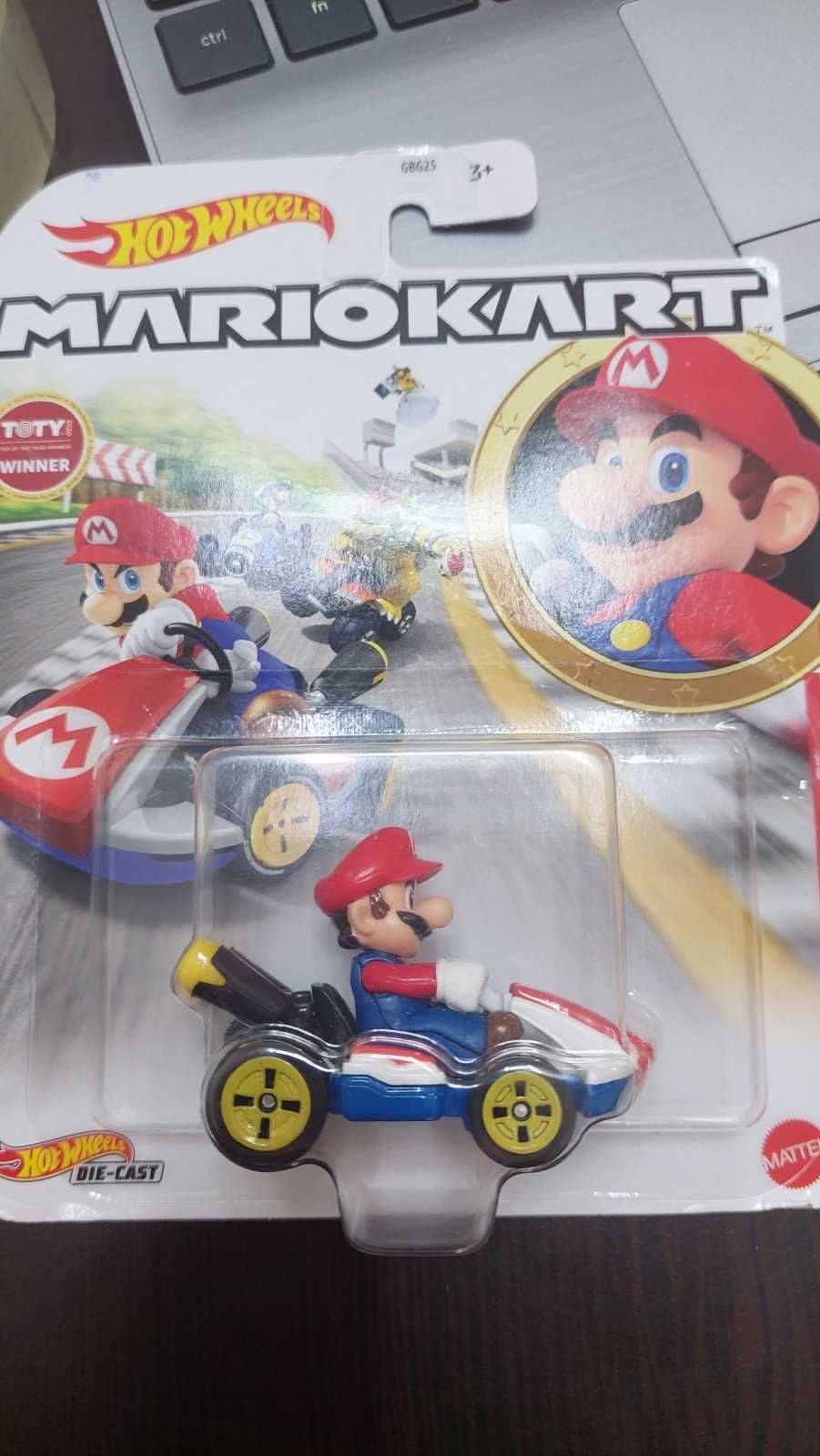 Hot Wheels GBG25 Mario Kart 1:64 Die-Cast Марио количка