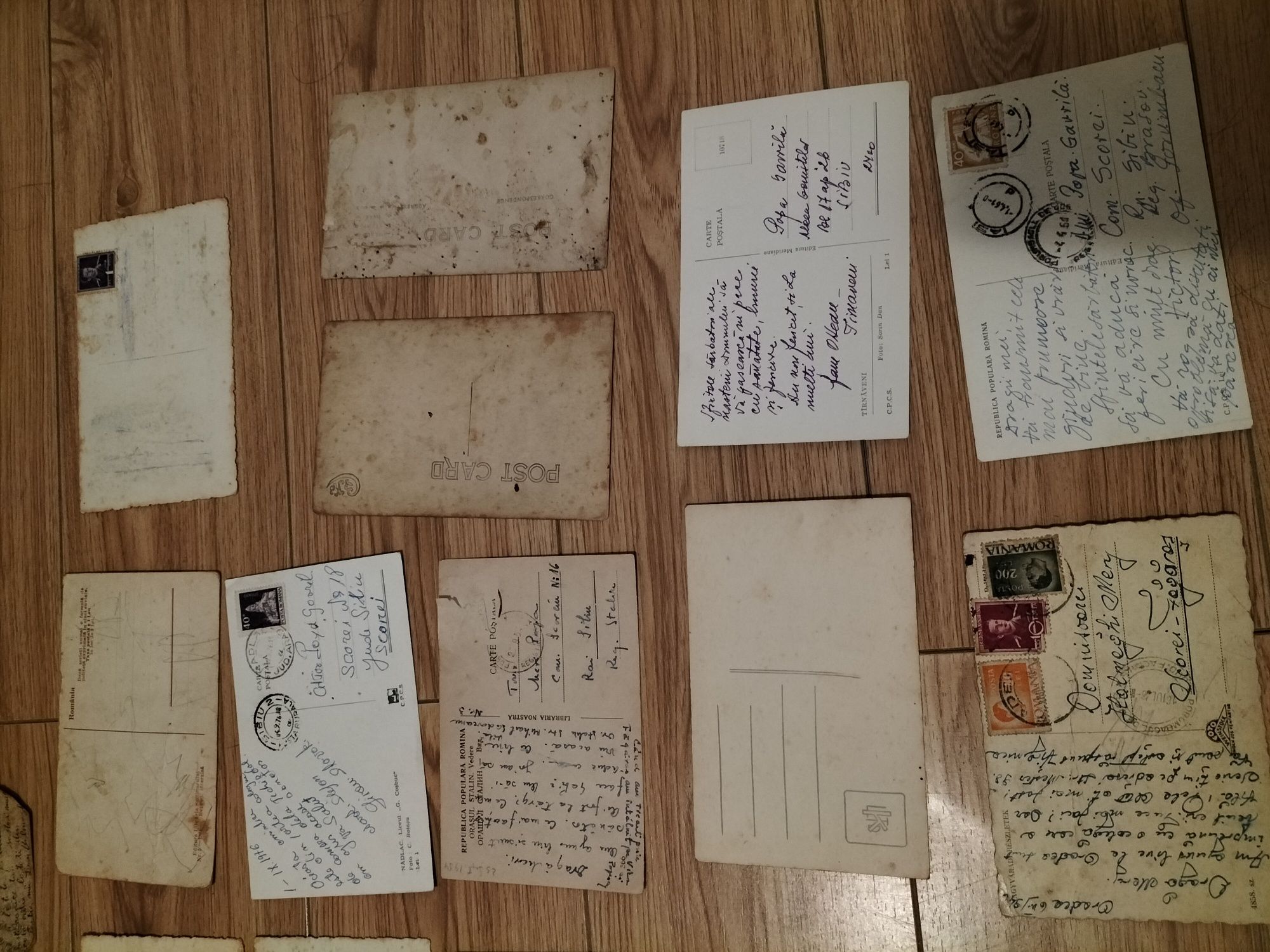 Cărți postale românești și straine