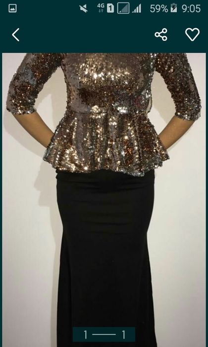 Женский вечерный костюм