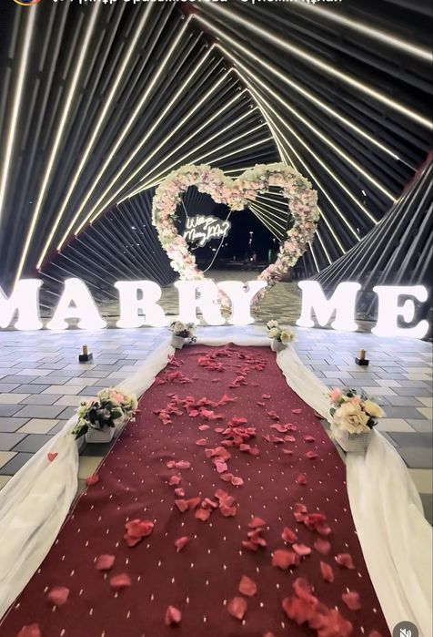 Сюрприз для мамы, предложение руки и сердца, фотозона