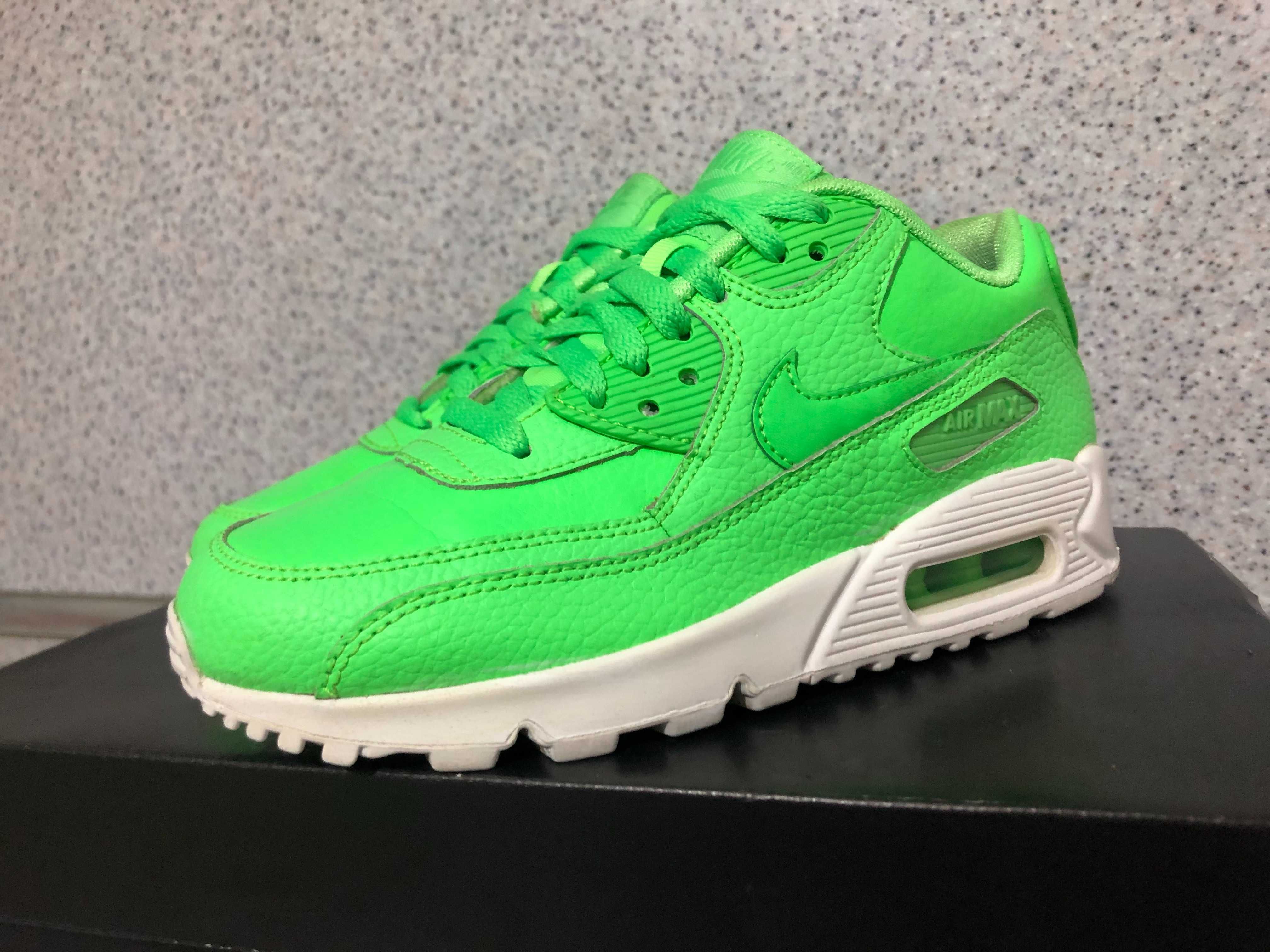 ОРИГИНАЛНИ *** Nike Air Max 90 Leather / Green White