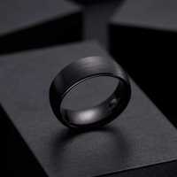 Нов Мъжки пръстен 8 мм волфрам King Will