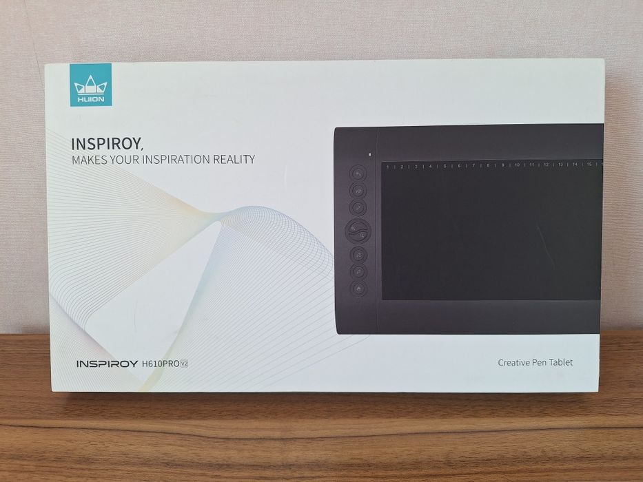 Графичен таблет Huion H610PRO V2 за графичен дизайн, рисуване и др.