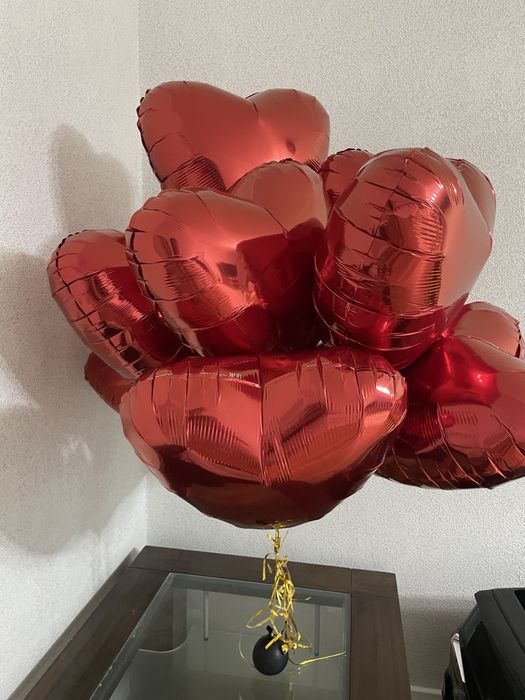 Гелевые шары сердце
